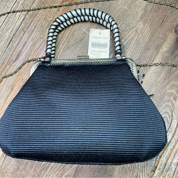 New ~ Coldwater Creek Safari Beaded Bag - Picture 9 of 13